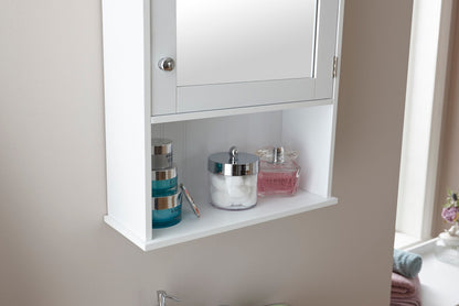 Classic White Mirrored Cabinet
