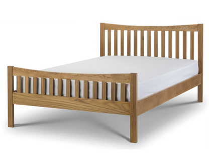 Bevan King Bed - Oak