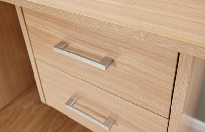 Princeton 2 Drawer Desk-Oak