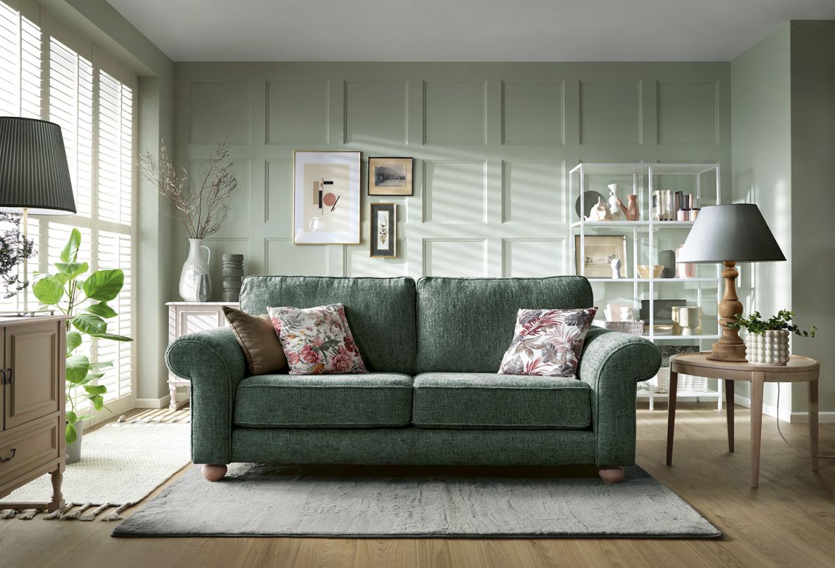 Iris 3 Seater Sofa - Jungle Green