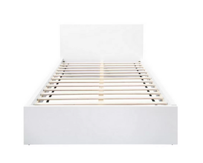 Oslo King Bed - White