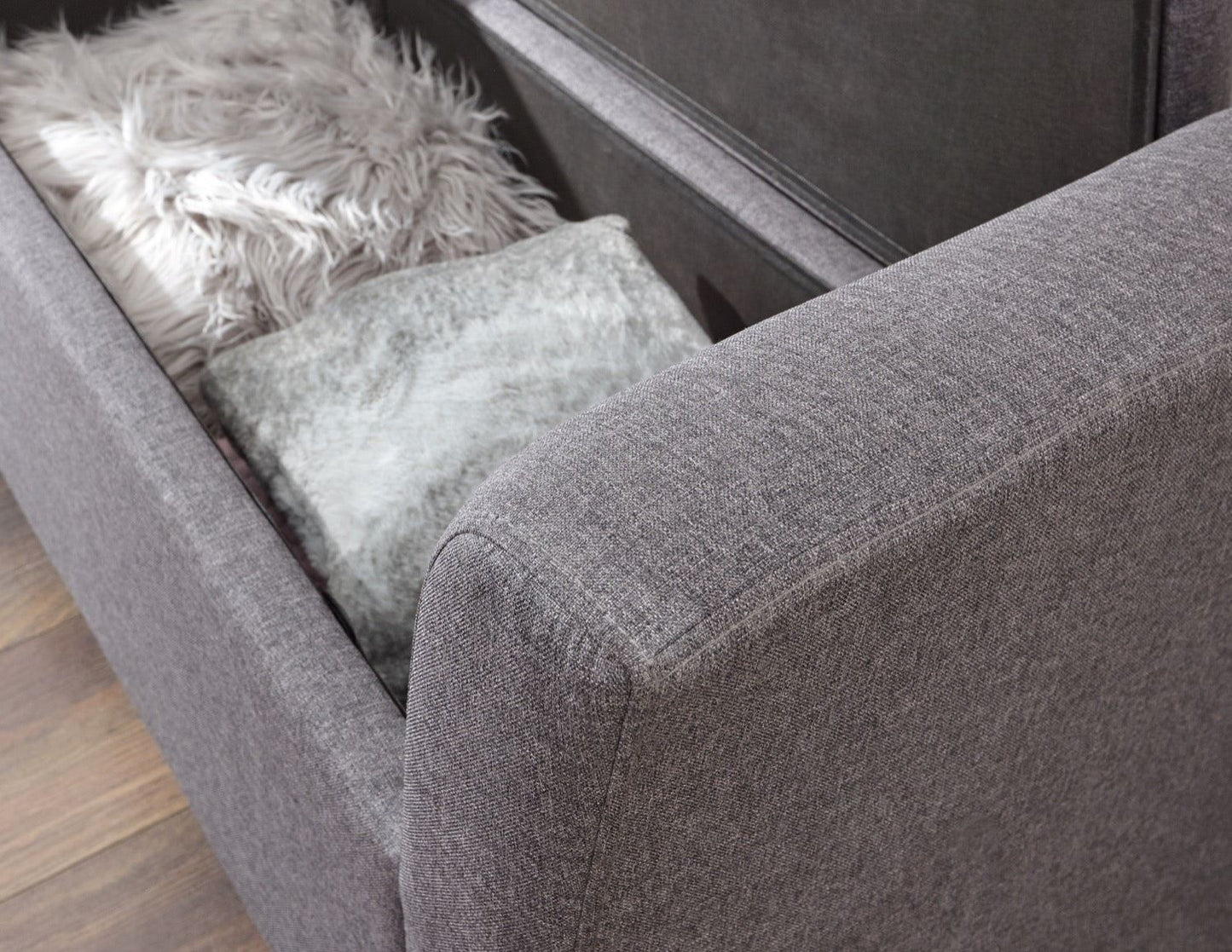 Vanessa Window Seat-Charcoal