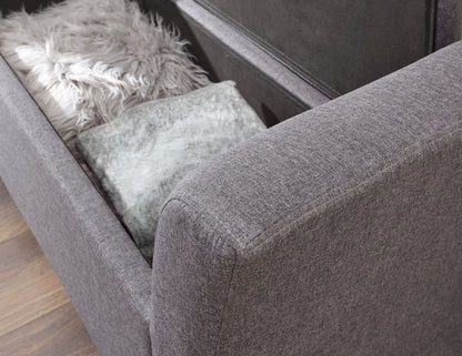 Vanessa Window Seat-Charcoal