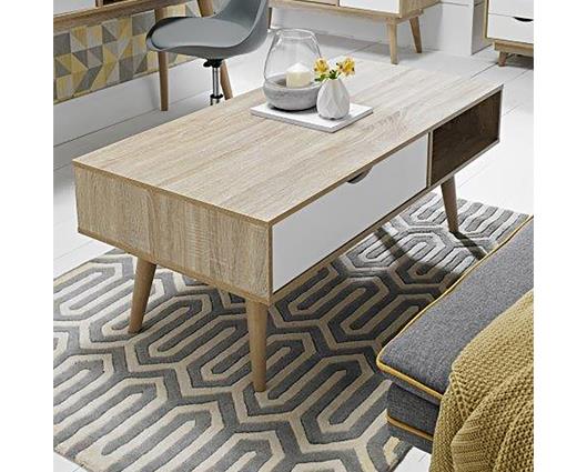 Selda Coffee Table White