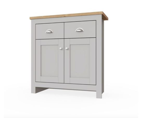 Lincoln 2 Door 2 Drawer Sideboard- Light Grey