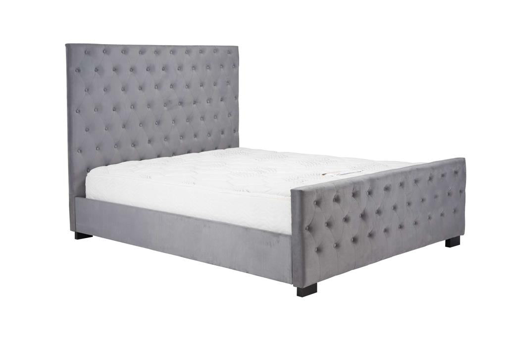 Marquis Super King Bed - Grey