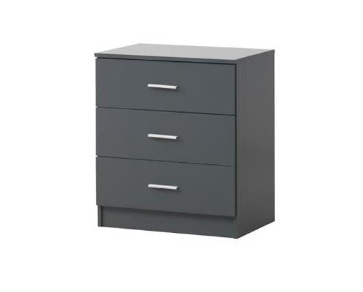 Original 3 Drawer Chest-Dark Grey