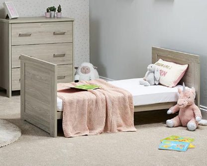 Nina Cot Bed - Grey Wash & White