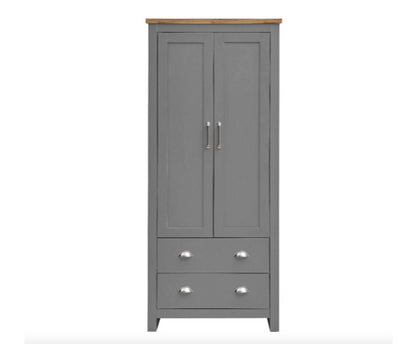 Lincoln 3 Piece Bedroom Set (2 Door Wardrobe, 3+4 Chest, 2 Drawer Bedside)