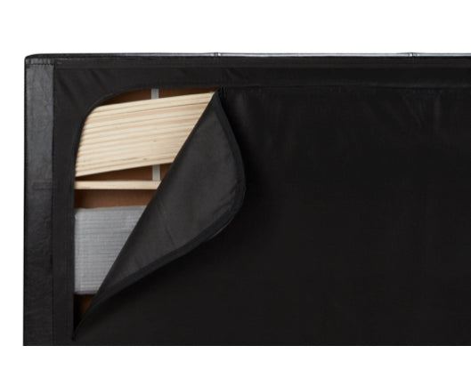 Berlin Steel Crushed Velvet Bed - King