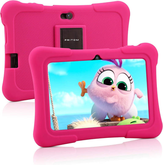 PRITOM Kids Tablets 7" WiFi Android 13 32GB - Pink