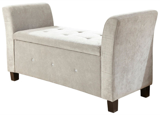 Vanessa Diamante Window Seat-Silver
