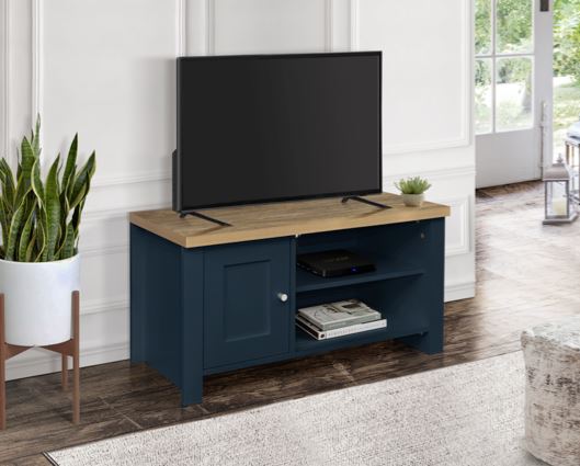 Highgate Small TV Unit - Navy