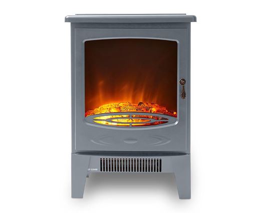 Warmlite 1.85KW Jesmond Log Effect Fire Grey