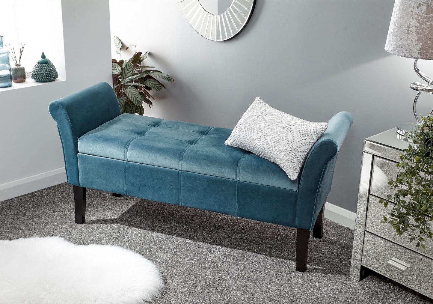 Otzo Window Seat-Teal