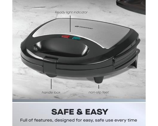 3 IN 1 sandwich/ panini/ crimp maker