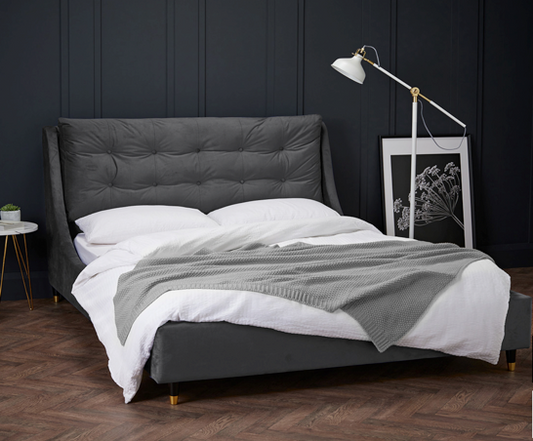 Sloane King Bed - Grey