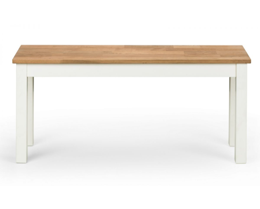 Cacey Bench-White & Oak