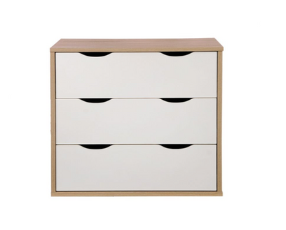 Atrix 3 Piece Bedroom Set 3 Drawer-White