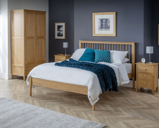 Cotswold Double Bed - Oak
