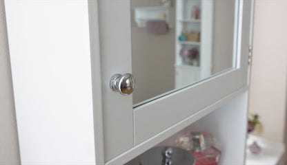 Classic White Mirrored Cabinet