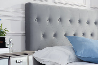 Cai Ottoman King Bed - Grey