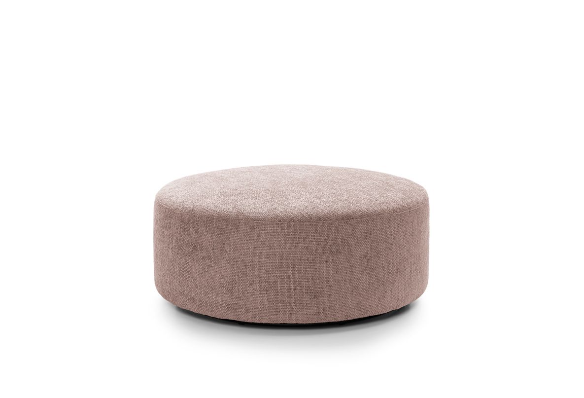 Iris Large Swivel Footstool - Woodrose