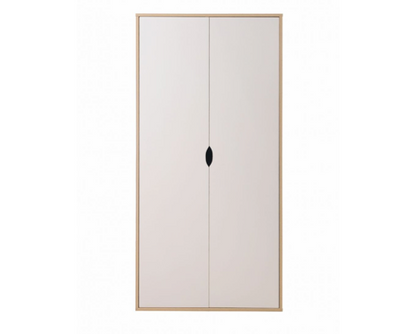 Atrix 2 Door Wardrobe-White