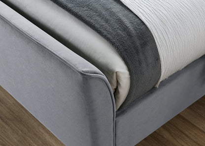 Cora King Bed - Grey