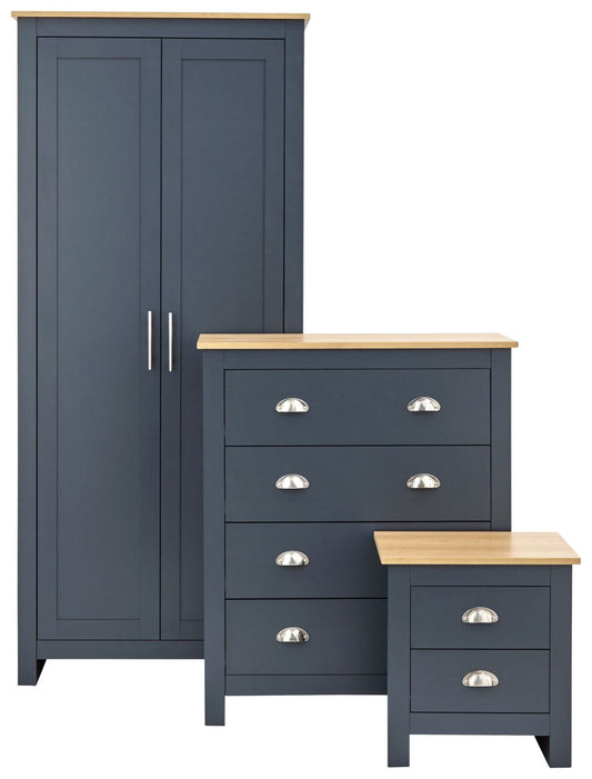 Lachlan 3 Piece Set-Blue