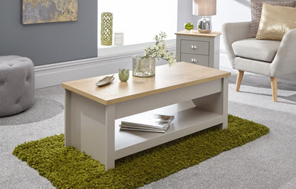 Lachlan Lift Up Coffee Table-Grey