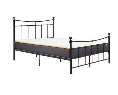 Emily Small Double Bed - Black