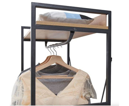 Cohen 2 Drawer Open Wardrobe- Riveria Oak