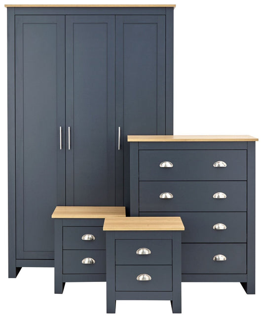 Lachlan 4 Piece Set-Blue