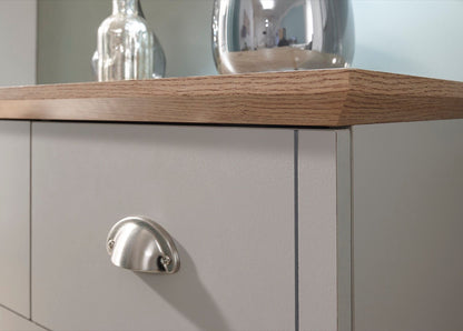Kinsley 2+3 Drawer Chest-Grey