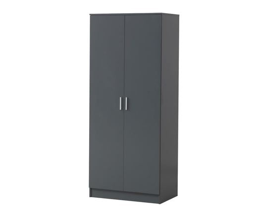 Original 2 Door Wardrobe-Dark Grey