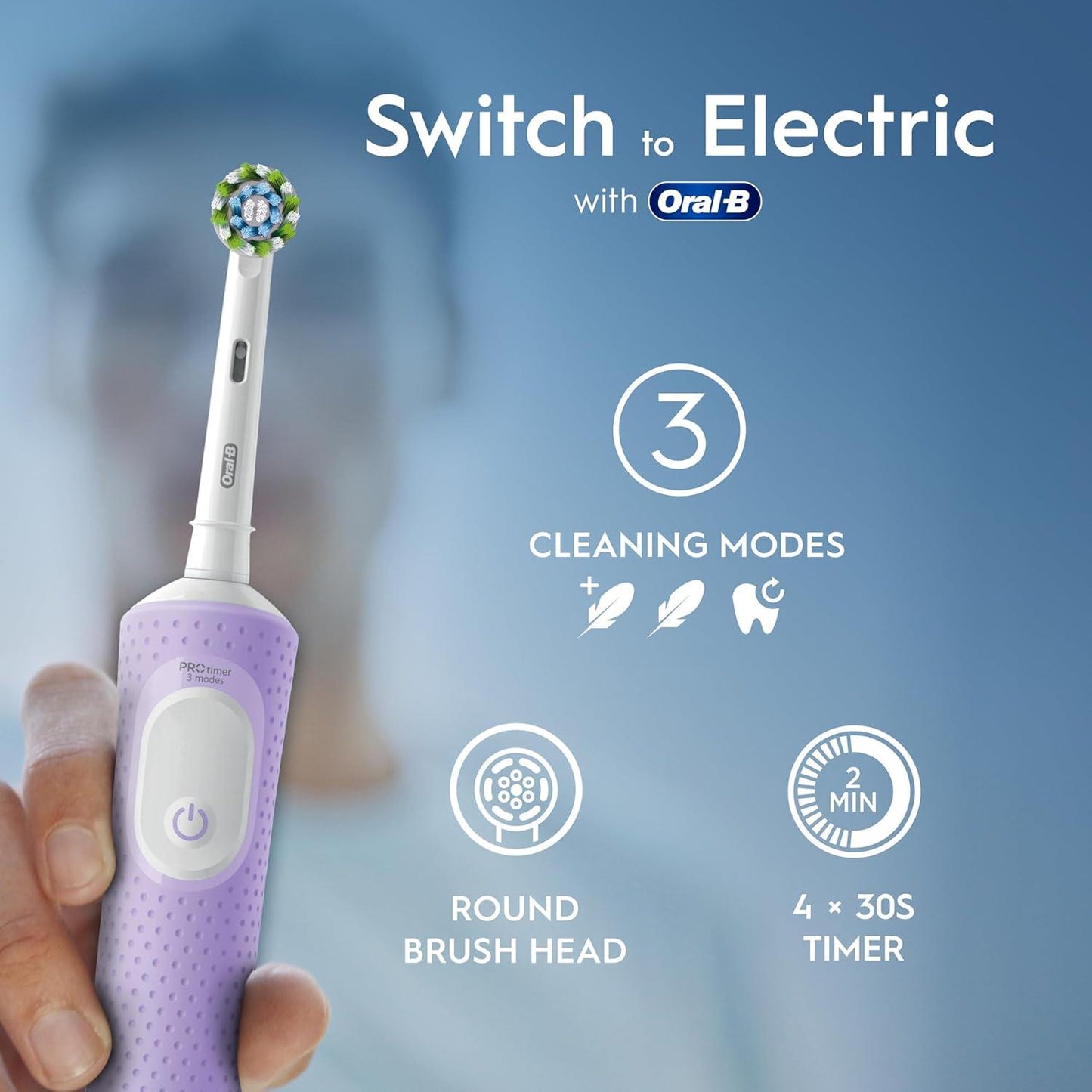 Oral-B Pro Vitality Electric Toothbrush - Purple