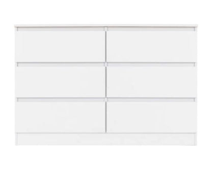 Marcus 6 Drawer Chest - White
