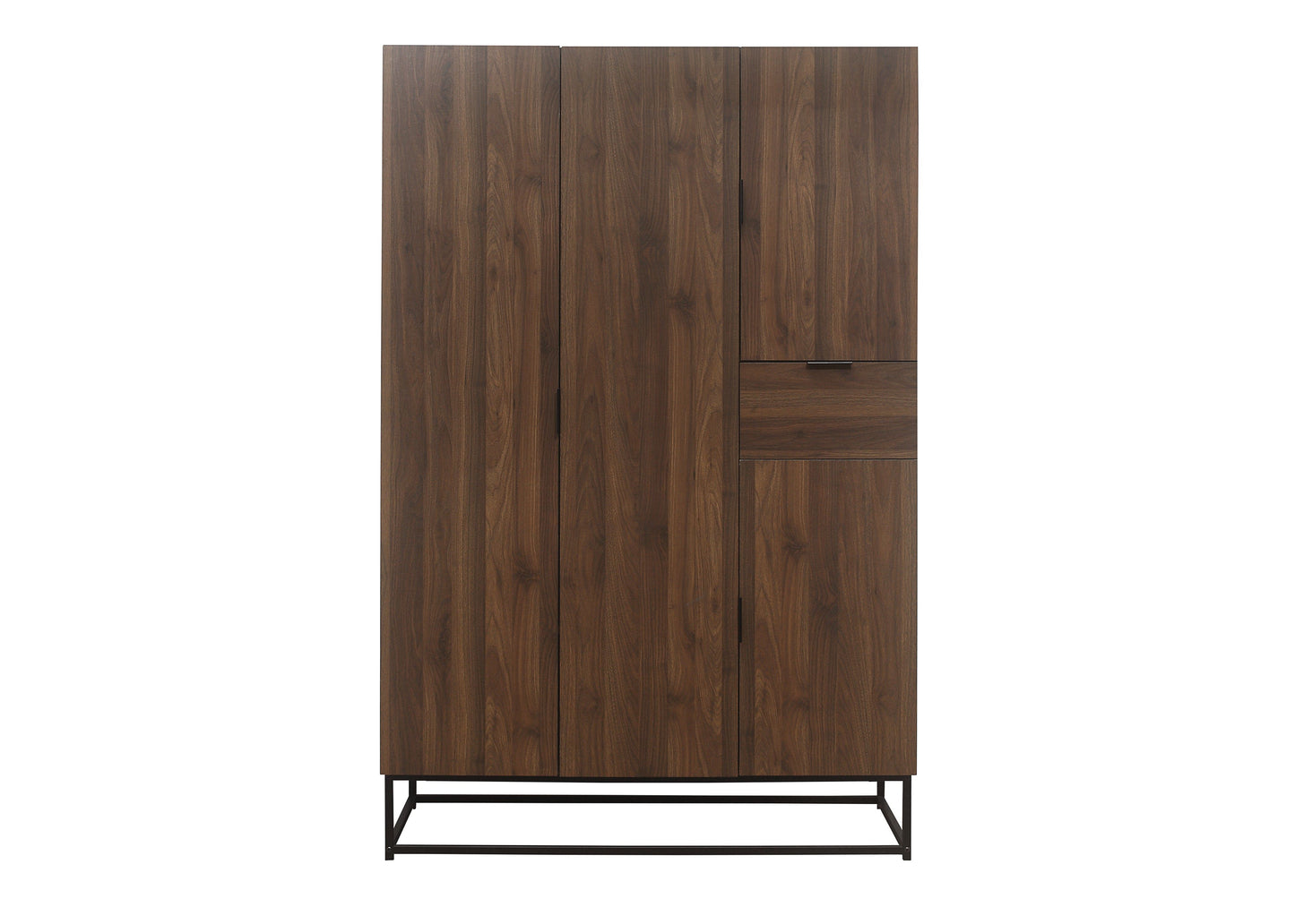 Hermione 4 Door Wardrobe - Walnut