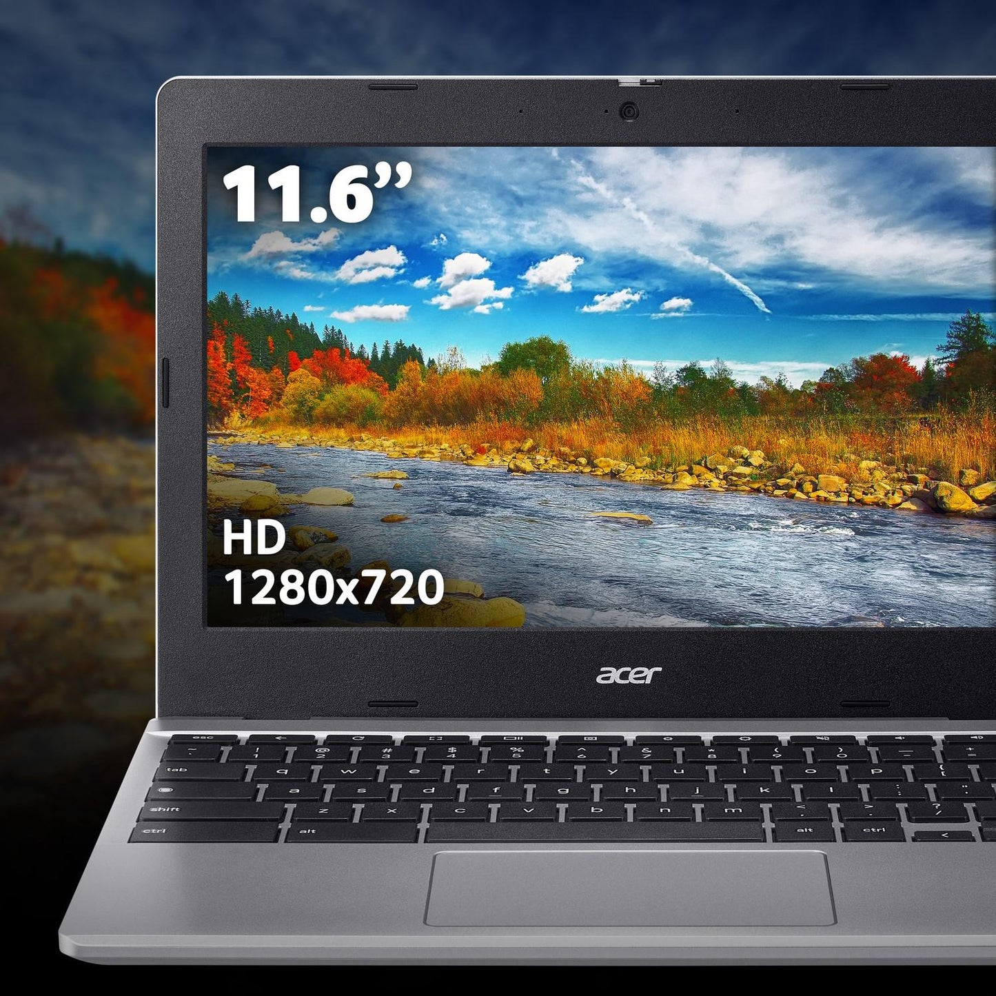 ACER 311 11" Chromebook - Intel® N100 64 GB Silver