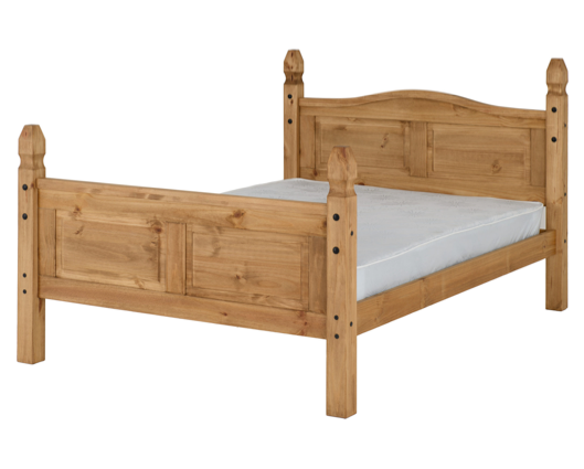 Corona Double Bed High Foot End 