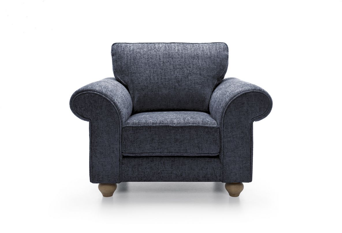 Iris Armchair - Dark Blue