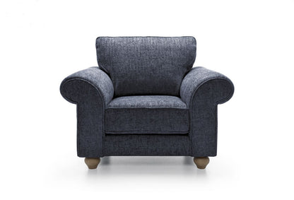 Iris Armchair - Dark Blue