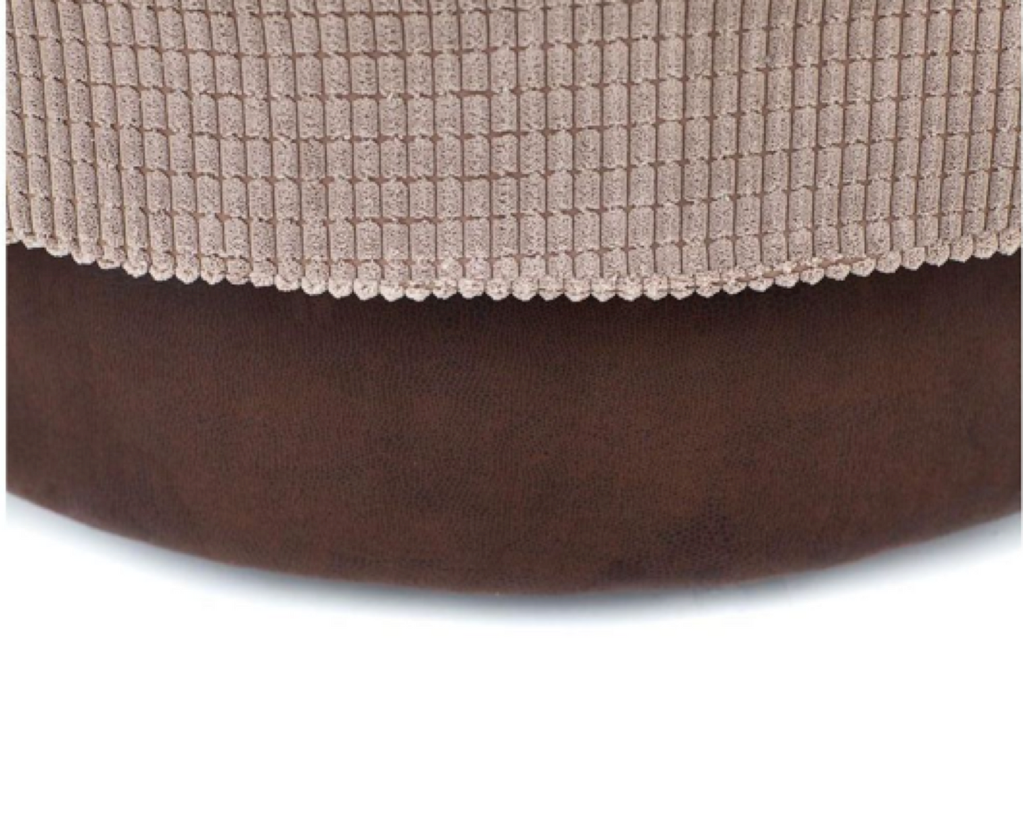 Dulcie Swivel Chair - Brown & Beige