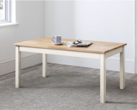 Cacey Coffee Table- White & Oak