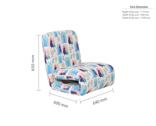 Frozen Fold Out Bed Chair