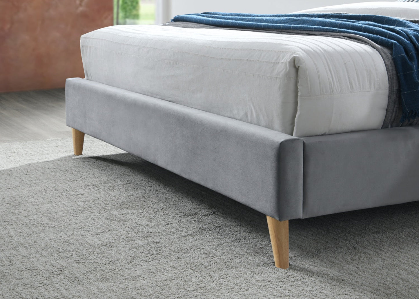 Eleanor King Bed - Grey