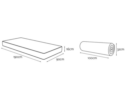 Jay-Be® Bunk e-Sprung™ Eco-Friendly Children’s Mattress