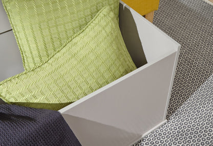 Princeton Ottoman Storage Box-Grey