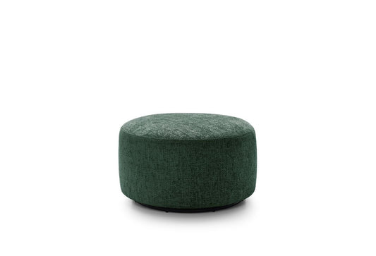 Iris Swivel Footstool - Jungle Green
